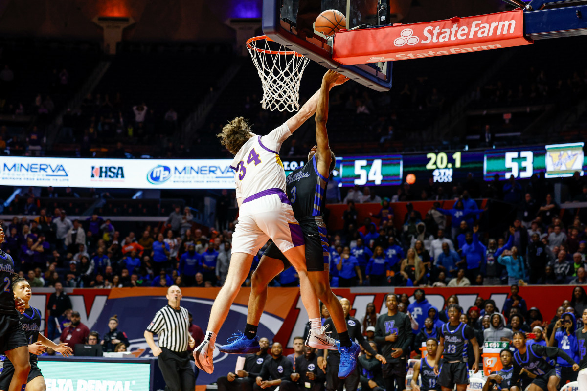 Phillips Academy Williamsville Illinois boys basketball March 7 2024 Nate Latsch 26529
